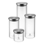 Imagem da oferta Electrolux Kit Potes Herméticos de Vidro com Tampa Inox - 4 Unidades