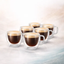 Imagem da oferta Kit 6 Xícaras Vidro Duplo Térmico Café 80ml Premium Luxo Transparente