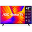 Imagem da oferta Smart Tv Aoc 43" Full Hd Led Roku Wi-Fi Usb Hdmi 43S515578G