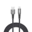 Imagem da oferta I2GO Cabo de Nylon Cinza Pro compatível com iPhone, USB para Lightning, 200 cm