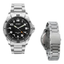 Imagem da oferta Relógio De Pulso Orient Mbss1155a Com Correia De Aço Inoxidável Cor Prata - Fundo Preto