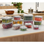 Imagem da oferta Electrolux Kit 12 Potes Herméticos de Plástico Retangulares