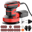 Imagem da oferta Victool Lixadeira Orbital Roto Orbital Elétrica 300W 5 Polegadas 125mm, 6 Velocidades 5000-12000RPM, Máquina de Polimento e Lixamento com Coletor de