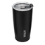 Imagem da oferta Wolff - Copo Térmico De Aço Inox Parede Dupla Com Tampa 600ml Preto - Para Viagem - Mantém A Bebida Na Temperatura Ideal