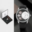 Imagem da oferta Relógio TOMI Masculino Social com 2 Pulseiras de Couro PU T106-3 Analógico e Data