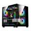 Imagem da oferta Gabinete Gamer Aquário Vidro Com 4 Fans Preto Gb1796 Hayom