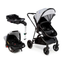 Imagem da oferta Travel System Cosco Kids, Lummy Trio, Isofix, Cinza Gelo