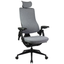 Imagem da oferta Cadeira de Escritório Dr. Office Adapt Plus, Ajustável, Tecido, 3D, Reclinável, Preta e Cinza, DR-CH-APR3DBGF