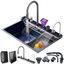 Imagem da oferta SOFTINOX Cuba De Cozinha Pia Gourmet Multifuncional Inteligente Em Inox 304 75x46cm Completa Com Torneira E Acessórios