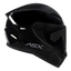 Imagem da oferta Capacete Asx City Solid Preto Brilhante + Viseira Fumê Tamanho Do Capacete 58