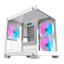 Imagem da oferta Gabinete Gamer Aigo Darkflash Durin D275M,Rainbow, Mid-Tower,L.Vidro, Com 3 Fans,Branco, DURIN-WH-3F