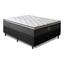 Imagem da oferta Cama Box Casal Colchão Gazin Molas Ensacadas Pillow Maximus Cinza E Preto 138x188x62cm
