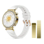 Imagem da oferta Smartwatch Feminino Aurafit Am23 Tela 1.32 Dourado-champanhe Dourado-champanhe Smartwatches Para Mulheres Dourado-champa