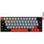Imagem da oferta Teclado Mecânico Gamer PCYES Kuromori Black Vulcan RGB Switch Red 60%