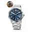 Imagem da oferta Relógio Orient Eternal MBSS1380 Cor Prateado com Fundo Azul
