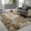 Imagem da oferta Tapete 2,00x1,50 Peludo Felpudo Para Sala e Quarto Cores Cor Bege-mesclado Desenho Do Tecido Pelo Alto Casa Laura Enxovais Tapete Médio Para Sala 2x1