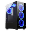 Imagem da oferta Gabinete Gamer Rise Mode Glass 06X Mid Tower ATX Lateral em Vidro Fumê e Frontal em Vidro Temperado Sem FANs Preto