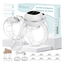 Imagem da oferta Bomba De Tirar Leite Materno Portátil Elétricas Antuvi Vestível Mãos Livres De Cabeça Dupla 17-24mm Flanges 180 ml