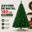 Imagem da oferta Árvore de Natal Verde Premium 180 cm com 1000 Galhos Cheios e Pé de Ferro Atelier Enovelada