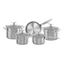 Imagem da oferta Jogo de Panelas Electrolux Inox com 5 Peças Design com Fundo Triplo