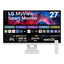 Imagem da oferta Monitor Lg Myview Smart - Tela Ips 27", Webos, Thinq Home, Air Play, Screen Share, Bluetooth, Branco – 27sr73u