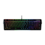 Imagem da oferta Teclado Mecânico Gamer HyperX Alloy MKW100, RGB, Switch Red, Full Size, US, Preto - 4P5E1AA#ABA
