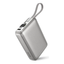 Imagem da oferta Basike Power Bank 20.000mah Rápido Portátil 45w Rápido Com Display Cor Branco Power 3-saídas Com Cabo Embutido Usb-c Para Samsung iPhone Xiaomi Mo