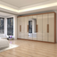 Imagem da oferta Guarda-Roupa Casal Odisseia 8 Portas 4 Gavetas com Espelho - Panorama Móveis