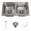 Imagem da oferta Cuba Para Cozinha Gourmet Pia Dupla Aço Inox Ticunas Pingoo.Casa