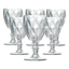 Imagem da oferta Jogo com 6 Taças de Vidro Diamond Cristal 340ml