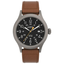 Imagem da oferta Timex Relógio masculino Expedition Scout 40 mm caixa cinza mostrador preto com pulseira de couro marrom Ecco DriTan