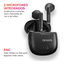 Imagem da oferta Fone de Ouvido Eardbud AIWA AWS-EB-05-B Bluetooth IPX4 24 Horas de bateria