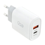Imagem da oferta Carregador de Parede Ultra Rápido com 1 Saída USB-C Power Delivery 20W + 1 Saída USB-A 18W I2GO - i2GO PRO, Branco