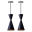 Imagem da oferta Kit 2 Pendente Lustre Mini Moscou 30cm Balcao Gourmet Full