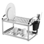 Imagem da oferta Escorredor 16 Pratos com Escorredor de Talheres Plástico Suprema, 50,5 x 27 x 28,5 cm, Aço Inox, Brinox