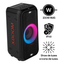 Imagem da oferta Caixa de som Bluetooth LG XBOOM 200W RMS 12 horas de bateria IPX4 Iluminação de Festa e Visor de Pixel LED - XL5T