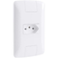Imagem da oferta Tramontina Conjunto 1 Tomada 2P+T Aria 4x2 10A 250 V Branco