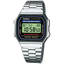 Imagem da oferta Casio Coleção Relógio unissex para adultos A168WA SILVER Relógio de quartzo digital movimento de quartzo