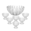 Imagem da oferta Wolff - Conjunto 7 Peças Bowl Com 6 Taças Para Sobremesa Geneva 1,1l125ml