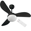 Imagem da oferta Ventilador de Teto Ventisol Fênix Black Inverter Controle Remoto 6 Velocidades - Bivolt