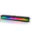 Imagem da oferta Soundbar Gamer Redragon Neo RGB Preto USB Tipo-C Falantes Duplos 2x5W RMS com Roda de Volume Revestimento em Tecido GS51