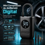 Imagem da oferta Compressor De Ar Digital Pneu Calibrador Portátil Para Carro Moto Bike Sem Fio Mini Bomba De Ar Elétrico Tela Digital Led Pneus