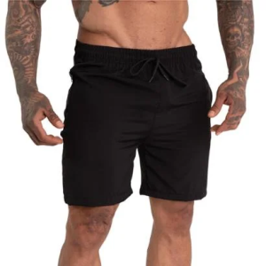 Kit 3 Bermuda Tactel Masculina Academia Leve Bolso Zíper Cordão