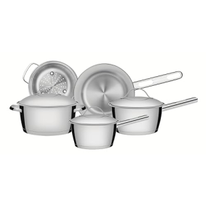 Jogo De Panelas Com Fundo Triplo 5 Peças Tramontina Inox