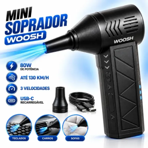 Soprador de Ar Mini Ventilador Turbo Portátil