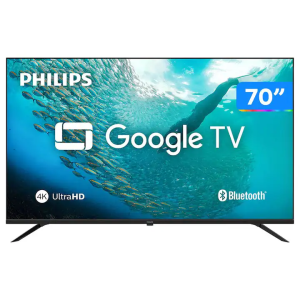 Smart TV 70" Philips 4K UHD DLED 70PUG701978 Google TV Quad Core Google Assistente 3 HDMI