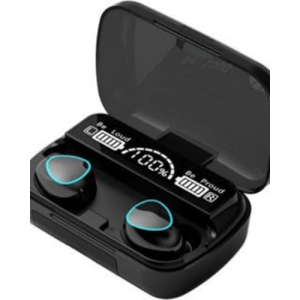 Fone de ouvido sem fio POTIPO M10-TWS Bluetooth 5.1, fone de ouvido intra-auricular à prova d'água IPX7, microfone estéreo com redução de ruído,