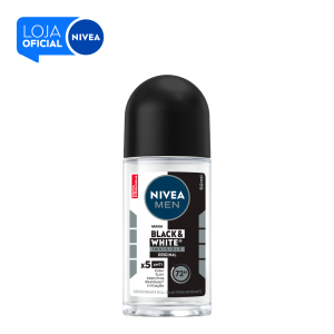 2 Unidades - NIVEA MEN Desodorante Roll-on Black & White Invisible Original 50ml