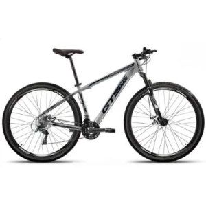 Bicicleta Aro 29 Aluminio Gtsprom5 Intense Freio A Disco 24 Marchas - Cinza+Preto