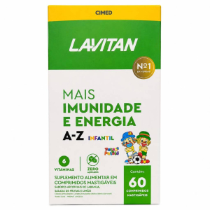 Lavitan kids 60 comprimidos mastigaveis